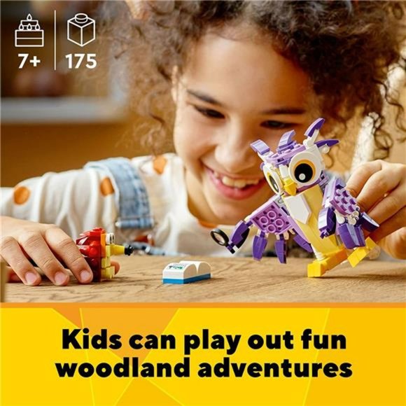 LEGO Creator 3in1 Forest Creatures, Woodland Animal Toys Set for 7+ Year Old - Picture 2 of 6